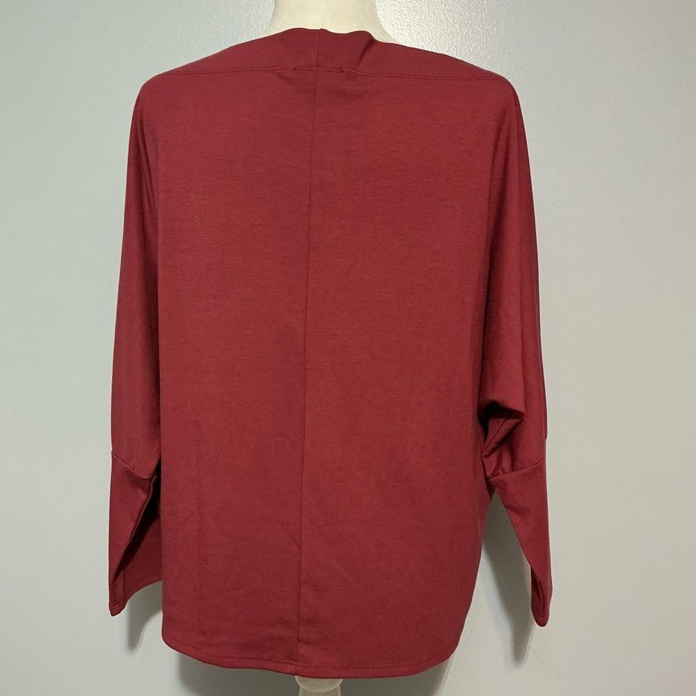 Hayes petite rust Casual Top NWT size LP - Picture 2 of 7